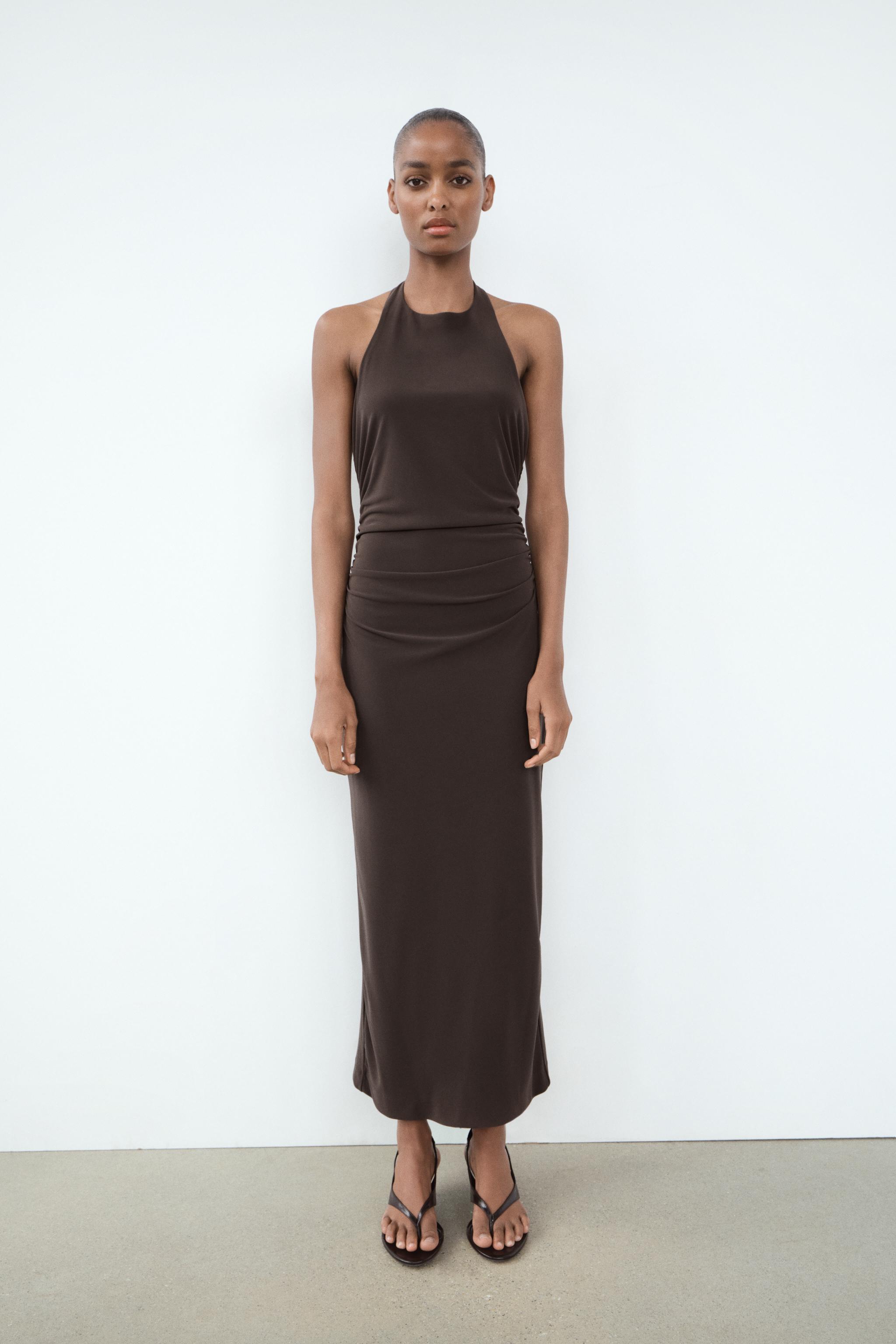 Women's Halter Neck Dresses | Explore our New Arrivals | ZARA United States