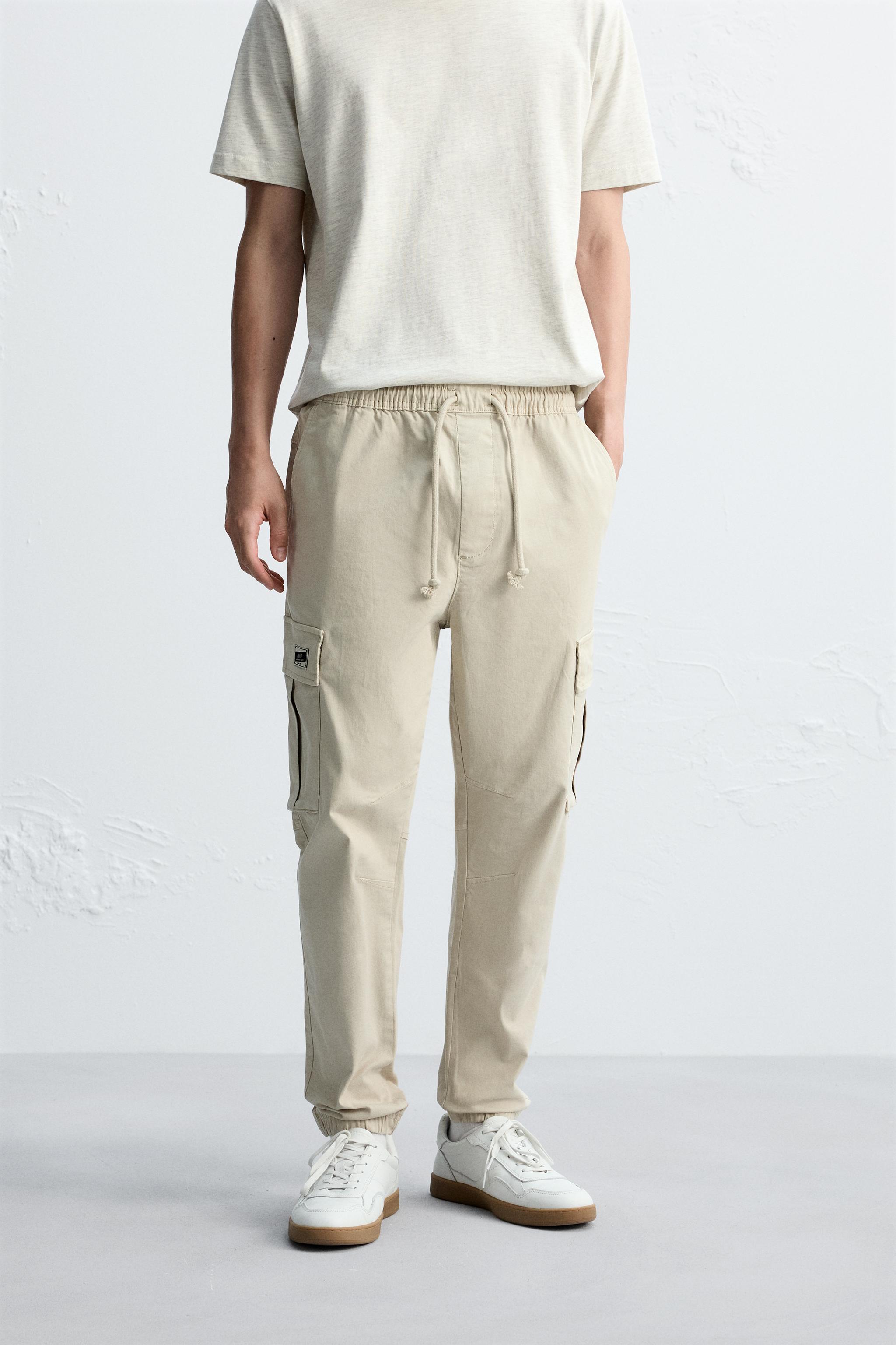 Pantalon cargo hombre zara sale