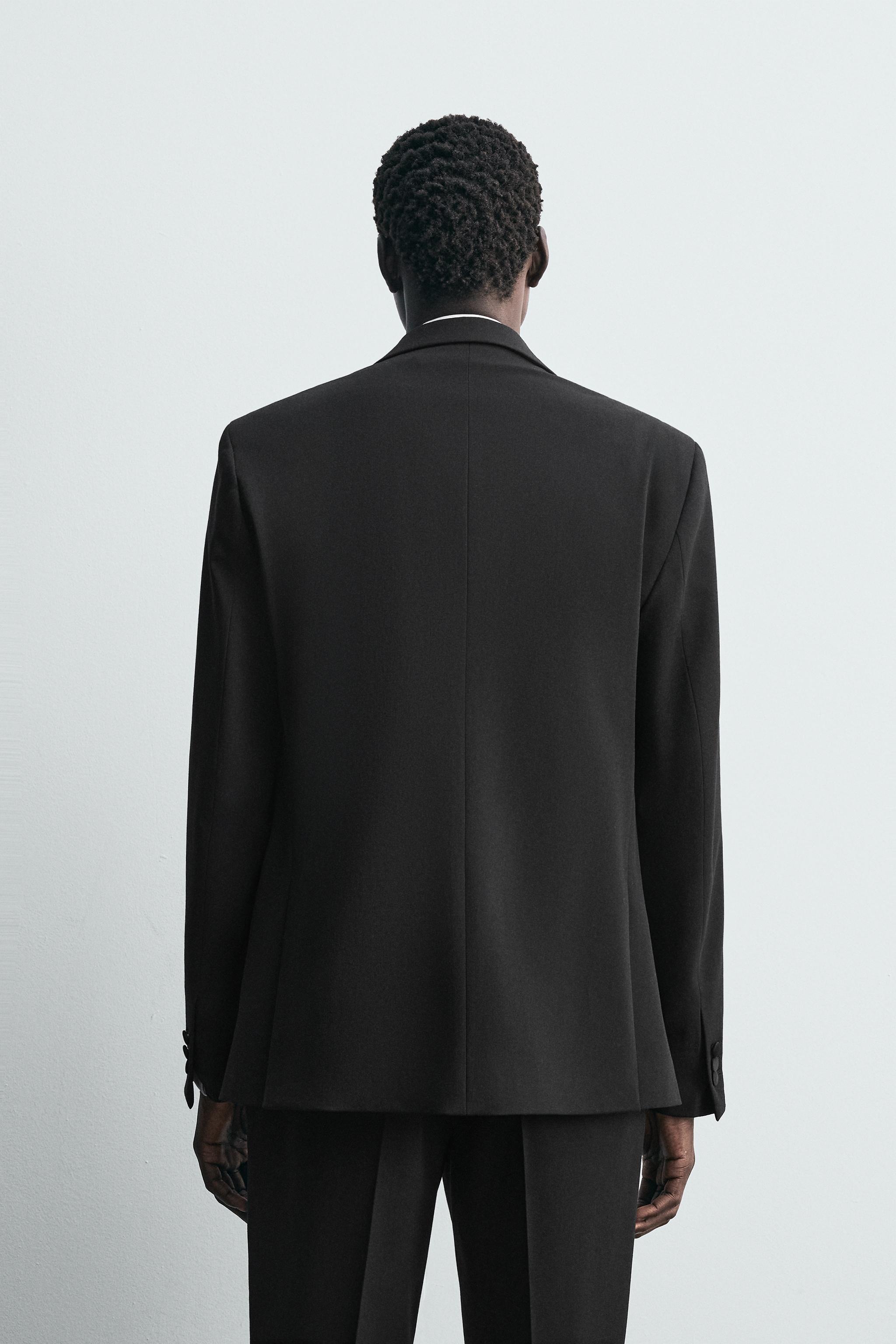 BLAZER COSTUME SMOKING AVEC LAINE