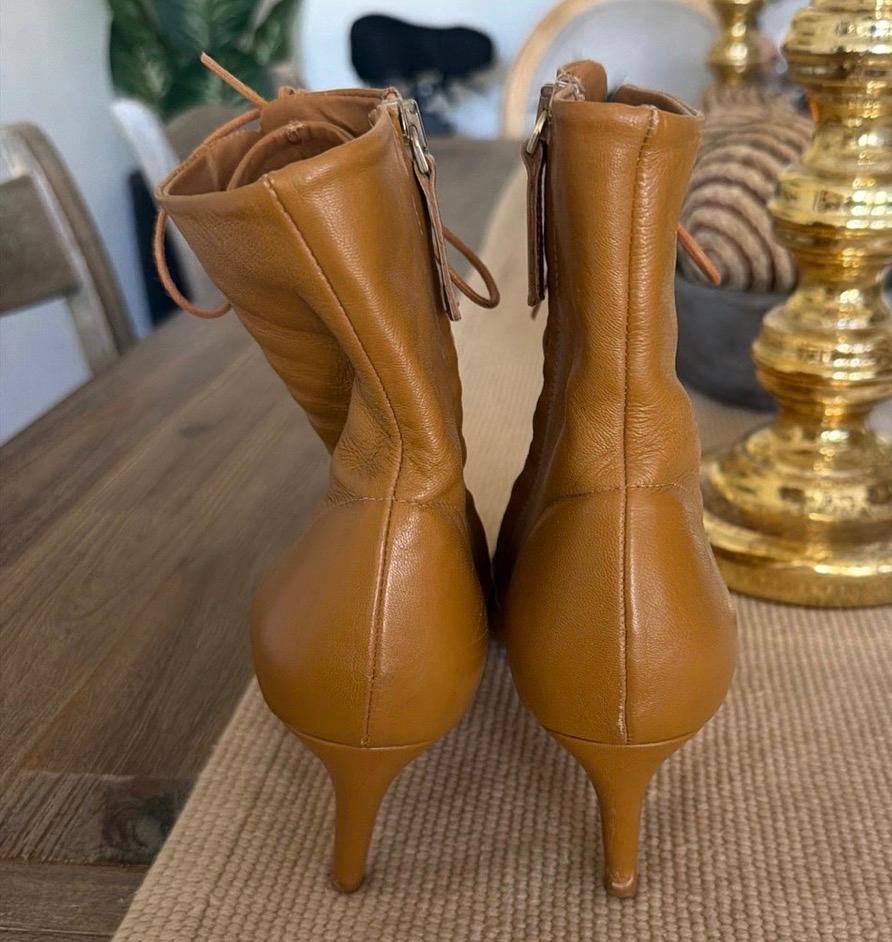LEATHER ANKLE BOOTS - Image 3