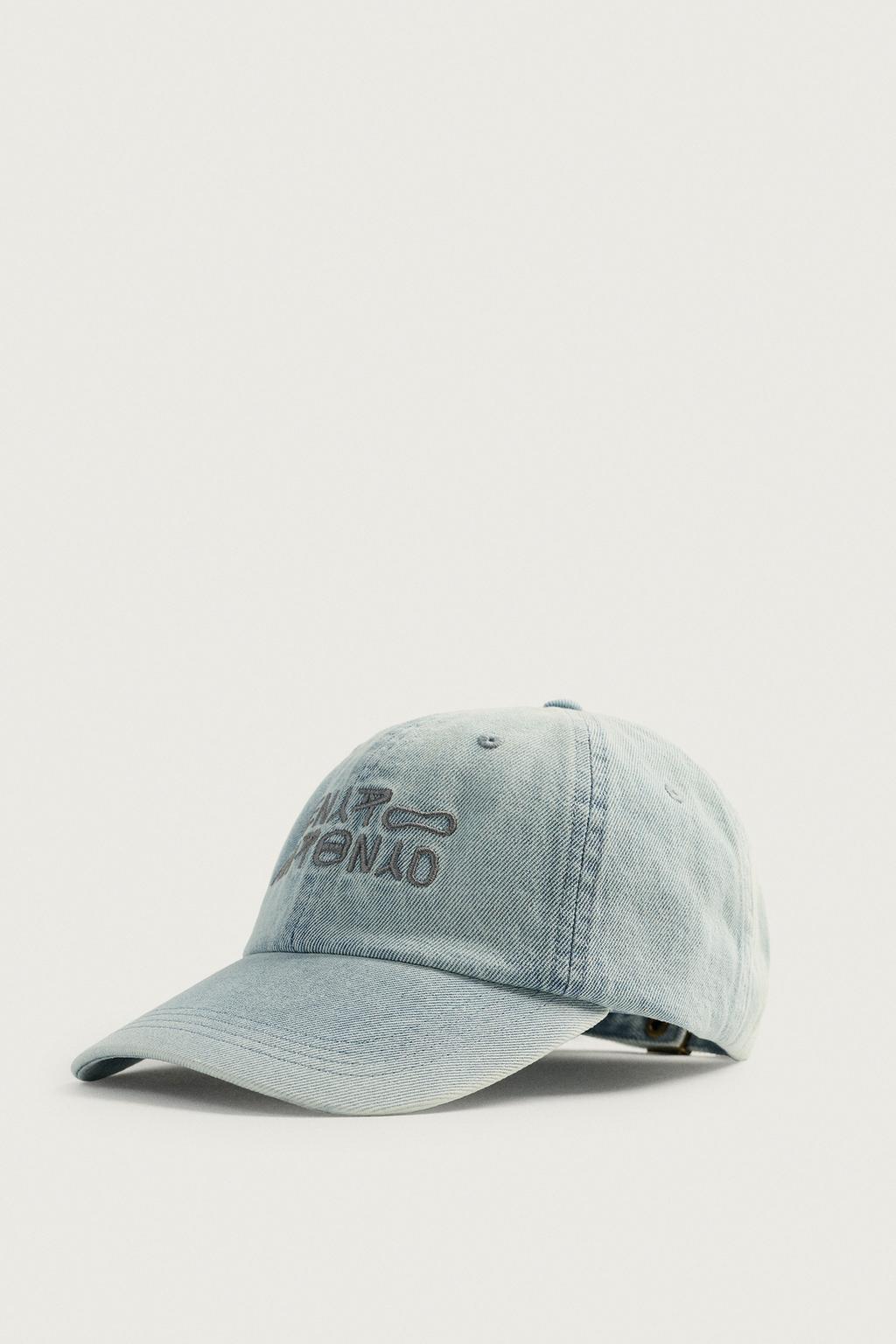 FADED CAP WITH EMBROIDERED LOGO