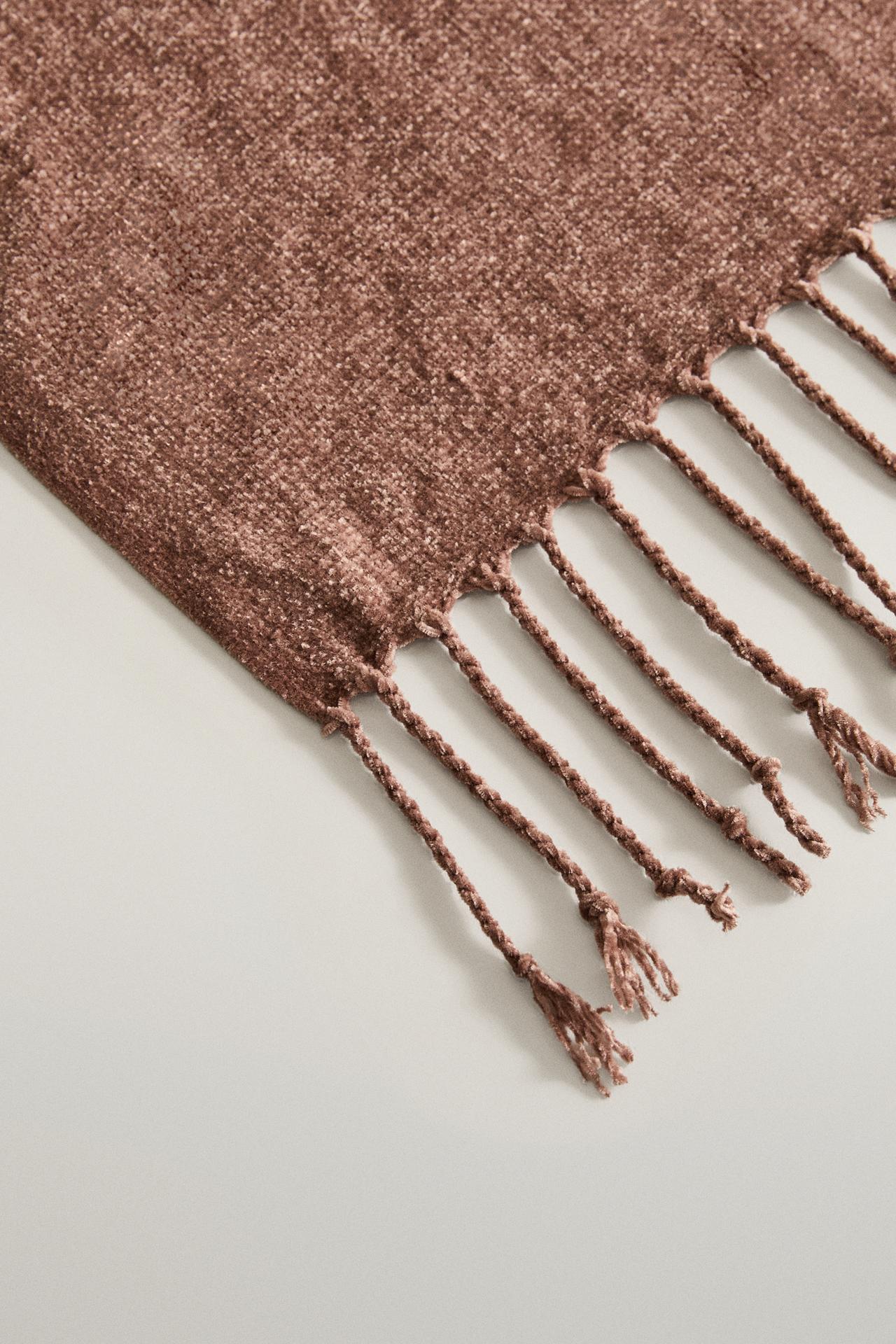 CHENILLE BLANKET — Pink