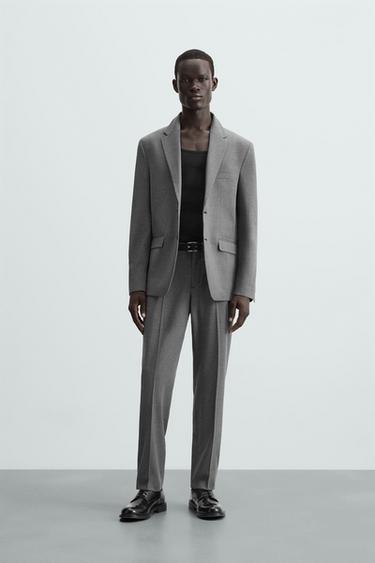 TEXTURED HOUNDSTOOTH SUIT - 489 by Zara - Image 0