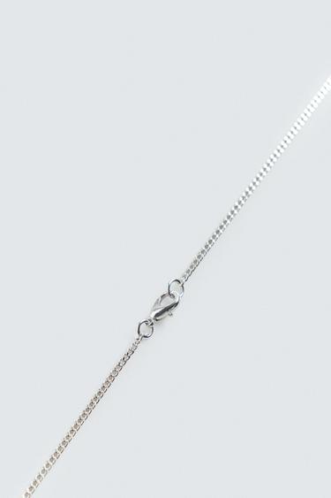 CONTRAST PENDANT NECKLACE - Gold / Silver by Zara - Image 2