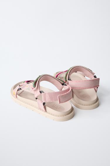 CASUAL DETAIL SANDALS - Pink by Zara - Image 4