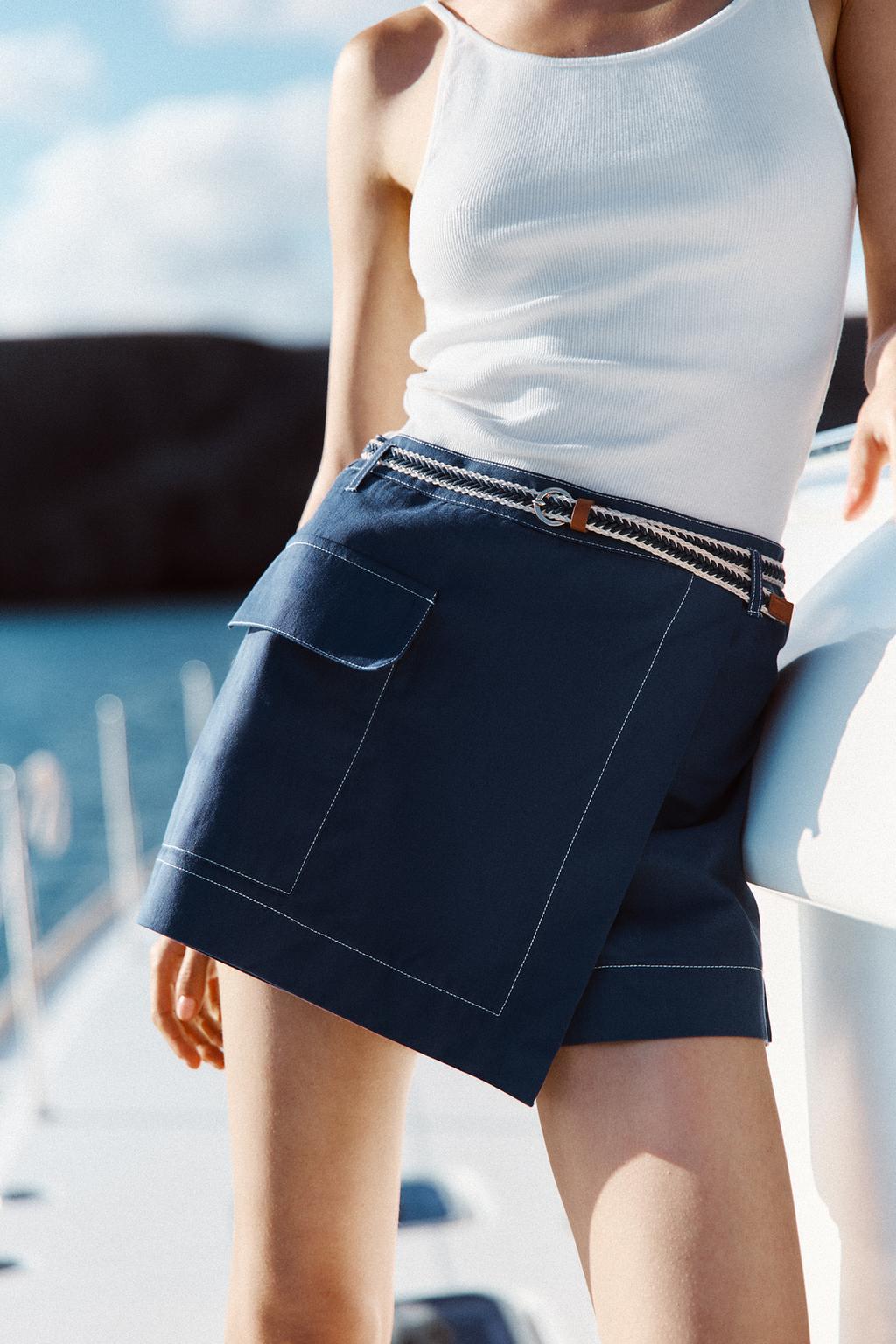 Thumbnail image for WRAP SKORT WITH BELT