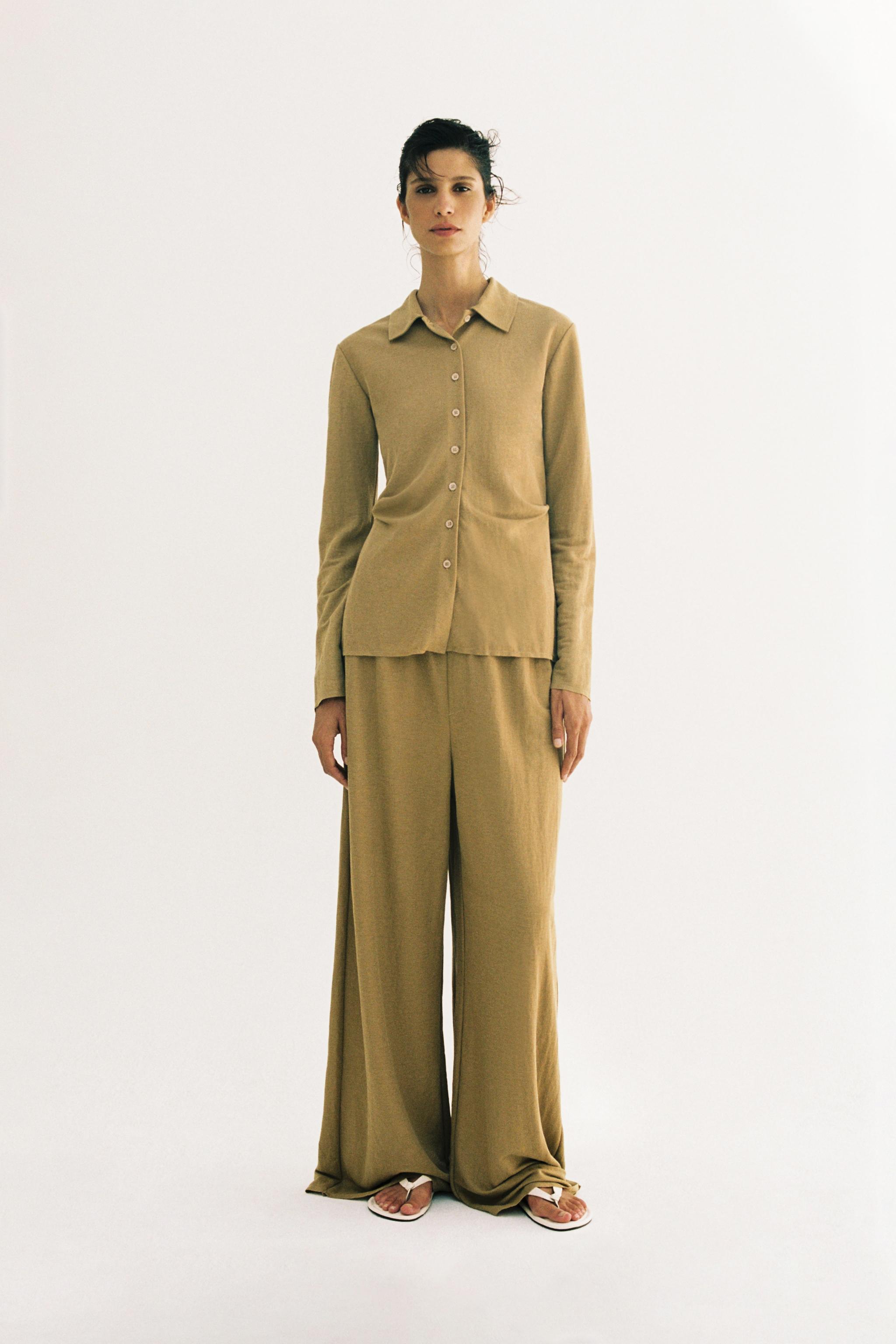 STRAIGHT LEG PANTS — Oil