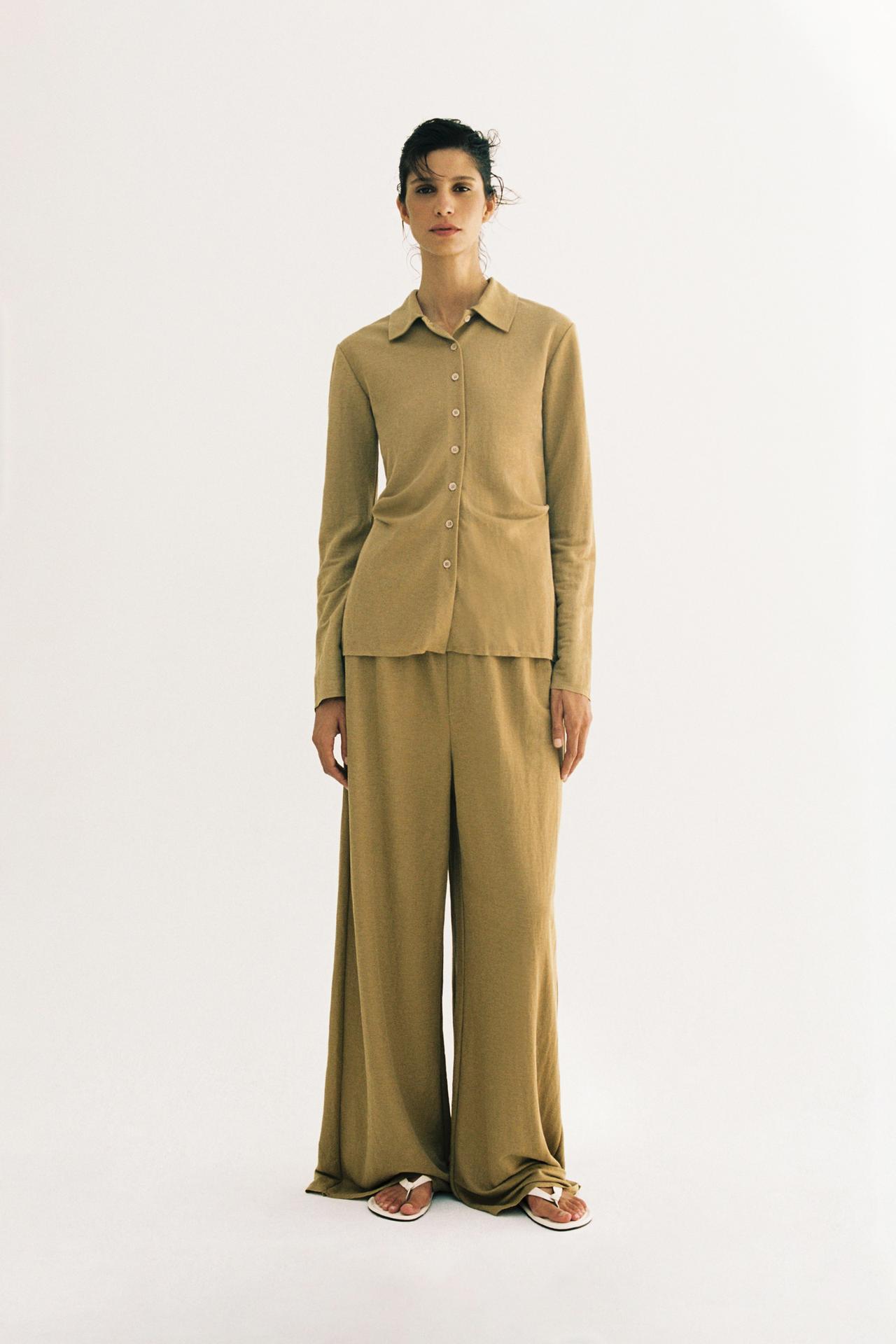 STRAIGHT LEG PANTS — Oil