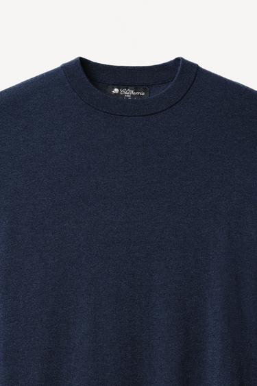 PULL LÉGER MÉLANGE LAINE WILLY CHAVARRIA X ZARA - Bleu marine de Zara - Image 2