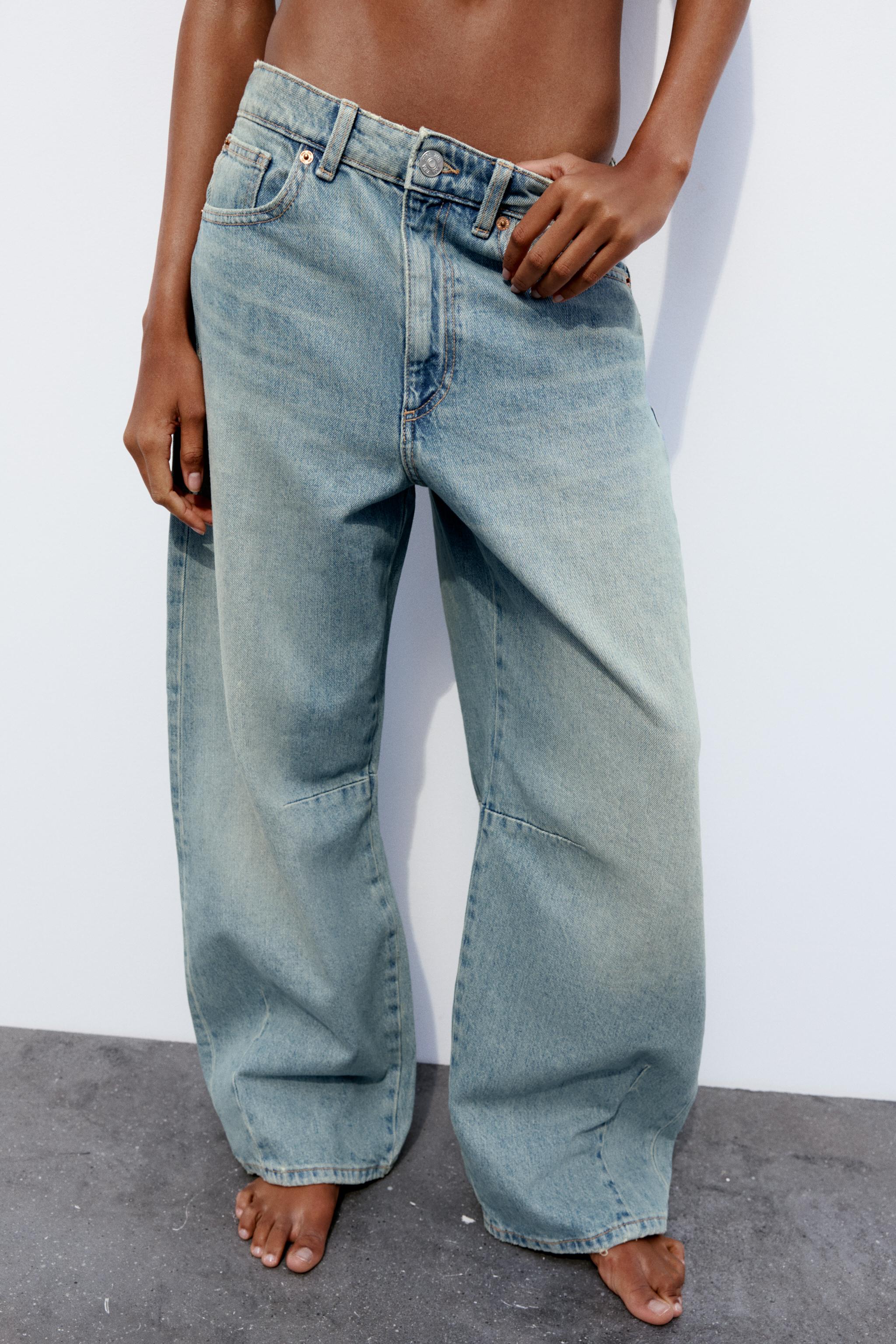 TRF MID WAIST BAGGY BALLOON JEANS