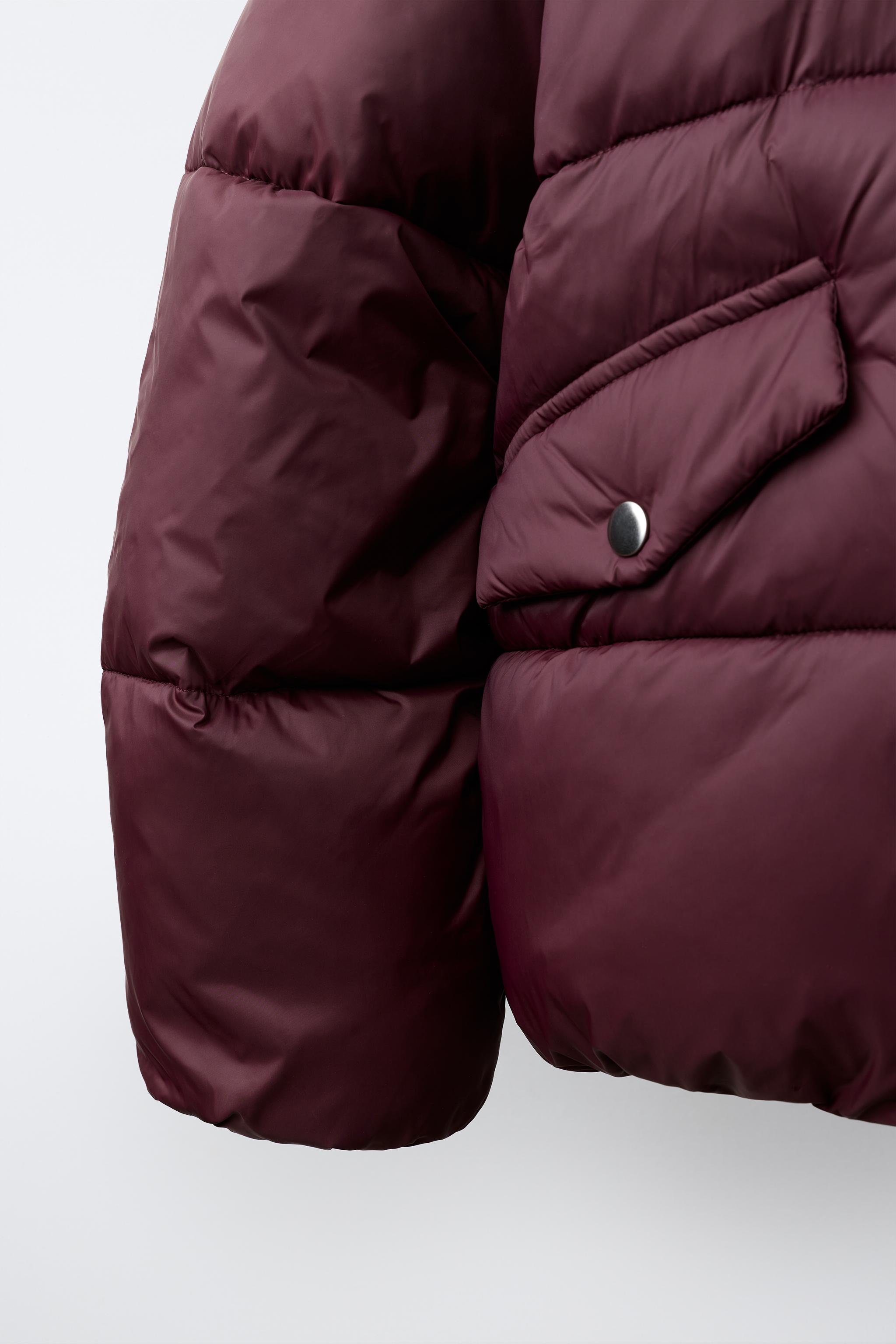 MANTEAU MATELASSÉ À CAPUCHE DÉPERLANT