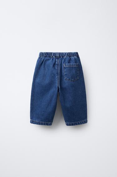 SOFT TOUCH INTERIOR JEANS - Mid-blue by Zara - Image 1