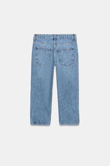 ZW COLLECTION MID-WAIST CAPRI JEANS - Blue by Zara - Image 5