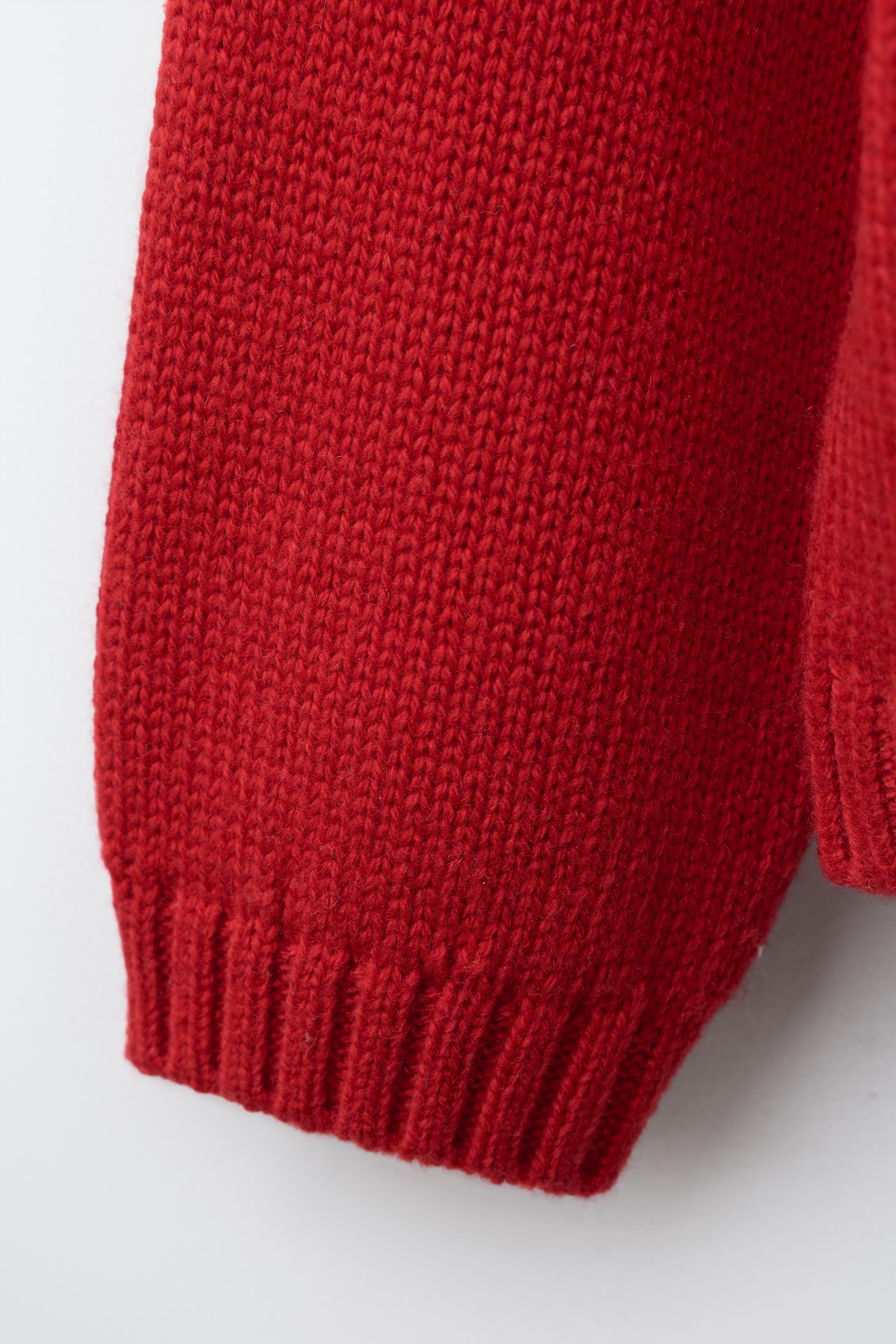PULL EN MAILLE CHIEN AVEC LAINE
