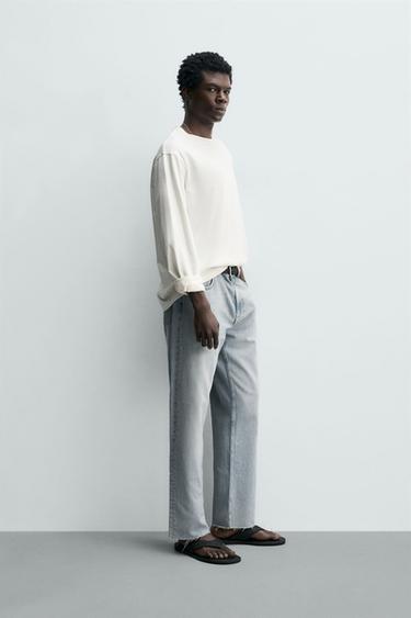 JEAN COUPE DROITE - Bleu clair de Zara - Image 3