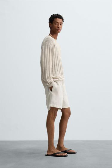 BERMUDA 100 % CHANVRE - Sable de Zara - Image 3