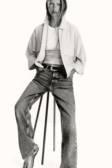VESTE SAHARIENNE EN LIN - Sable de Zara - Image 6