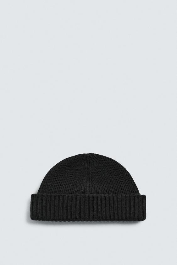 WOOL BLEND SHORT HAT
