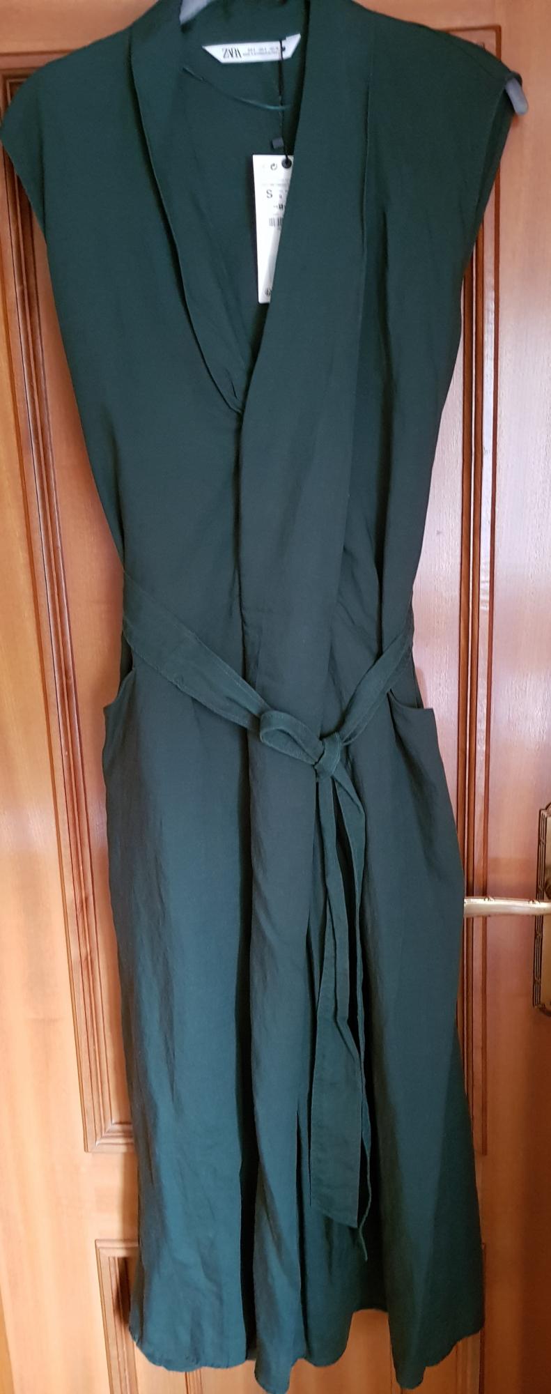 MIDI DRESS WITH BELT - Image 2