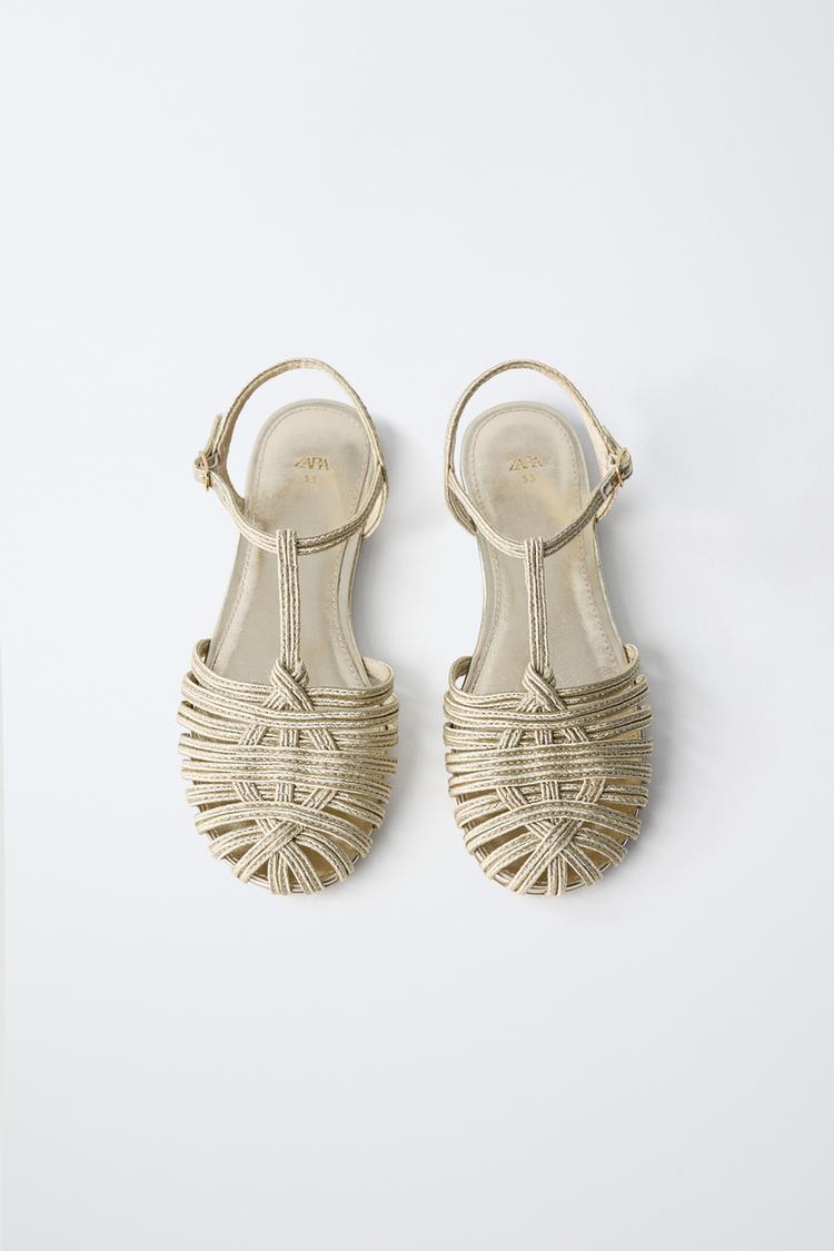 Sandalias metálicas de rejilla 4
