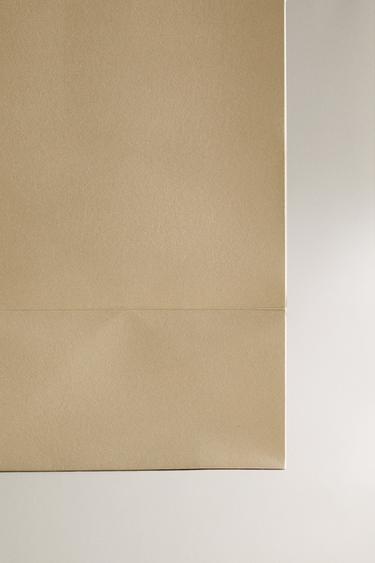 PAPER WASTEPAPER BASKET - Ecru by Zara - Image 4