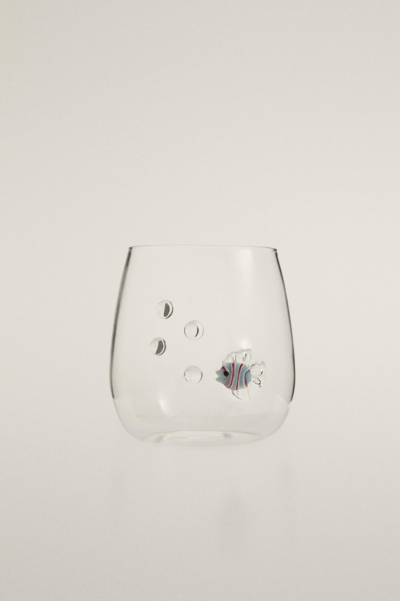 FISH AND BUBBLES TUMBLER