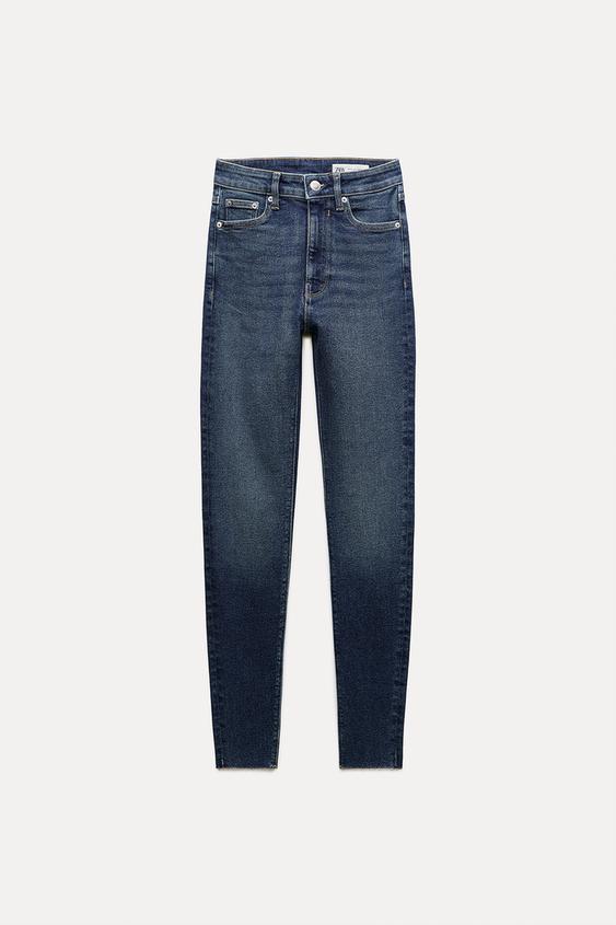 Zara Woman Jeans Size 2 The Worker Straight Side Stripe Utility Pocket  Green