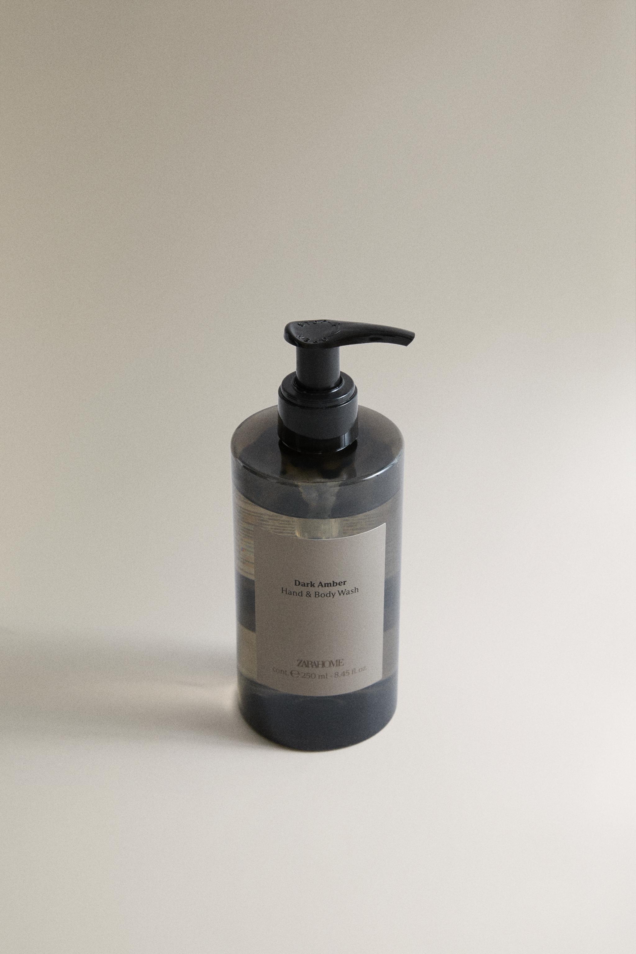 (250 ML) DARK AMBER HAND AND BODY LIQUID SOAP — Brown / Taupe