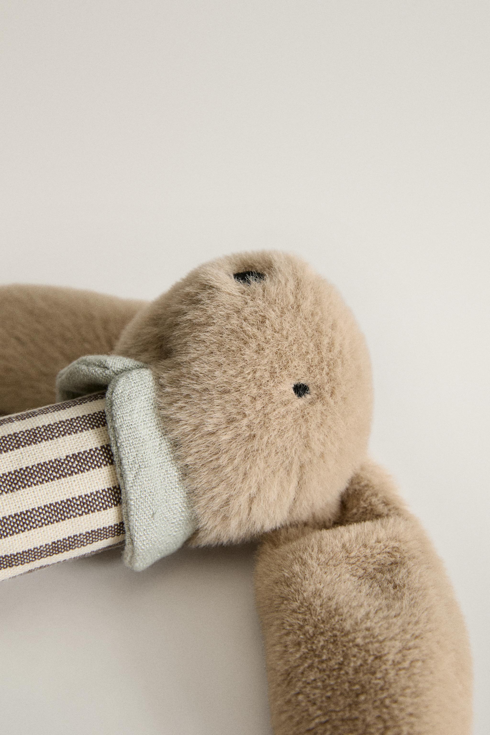 KIDS RABBIT PLUSH TOY RATTLE