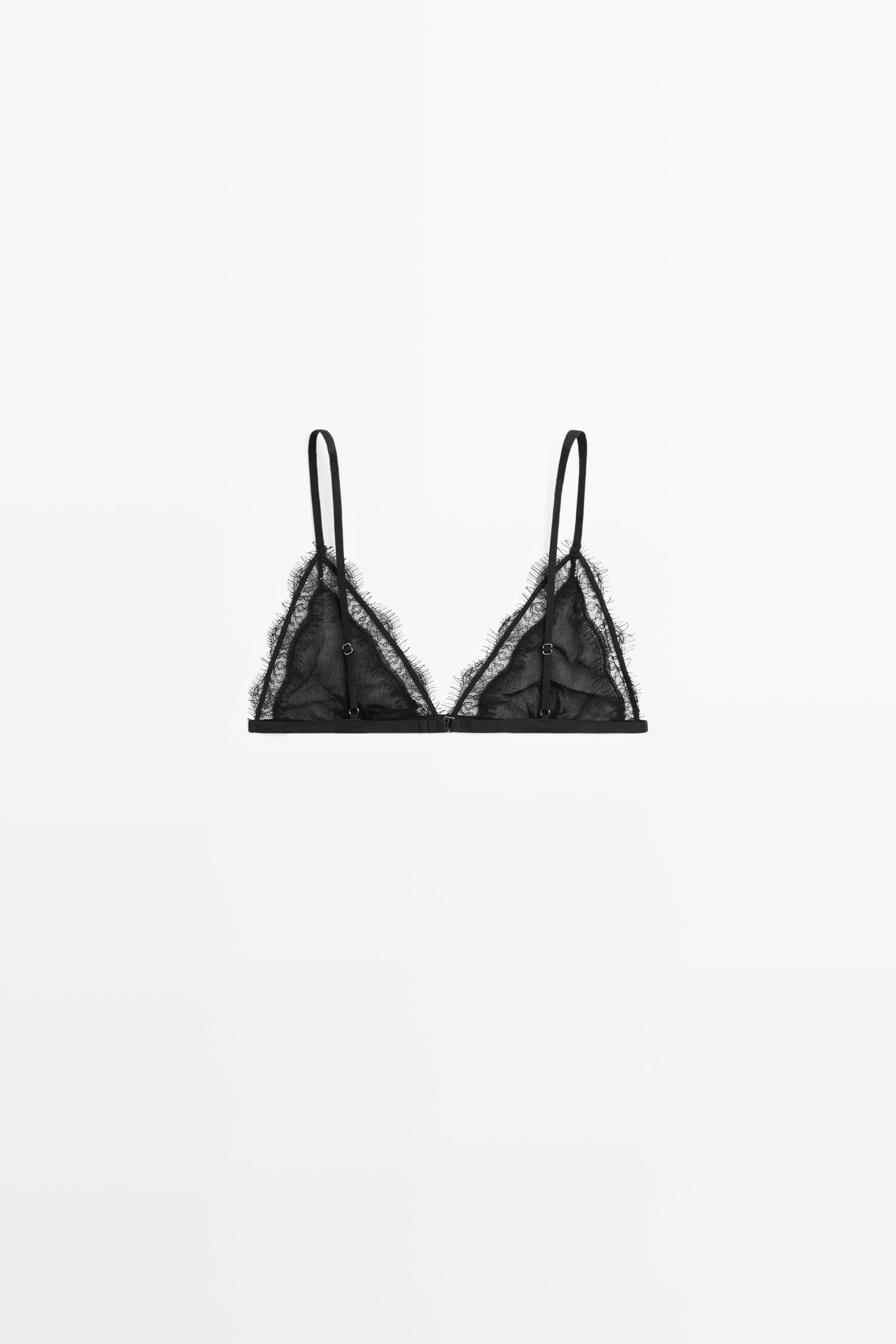 Bralette with lace detail