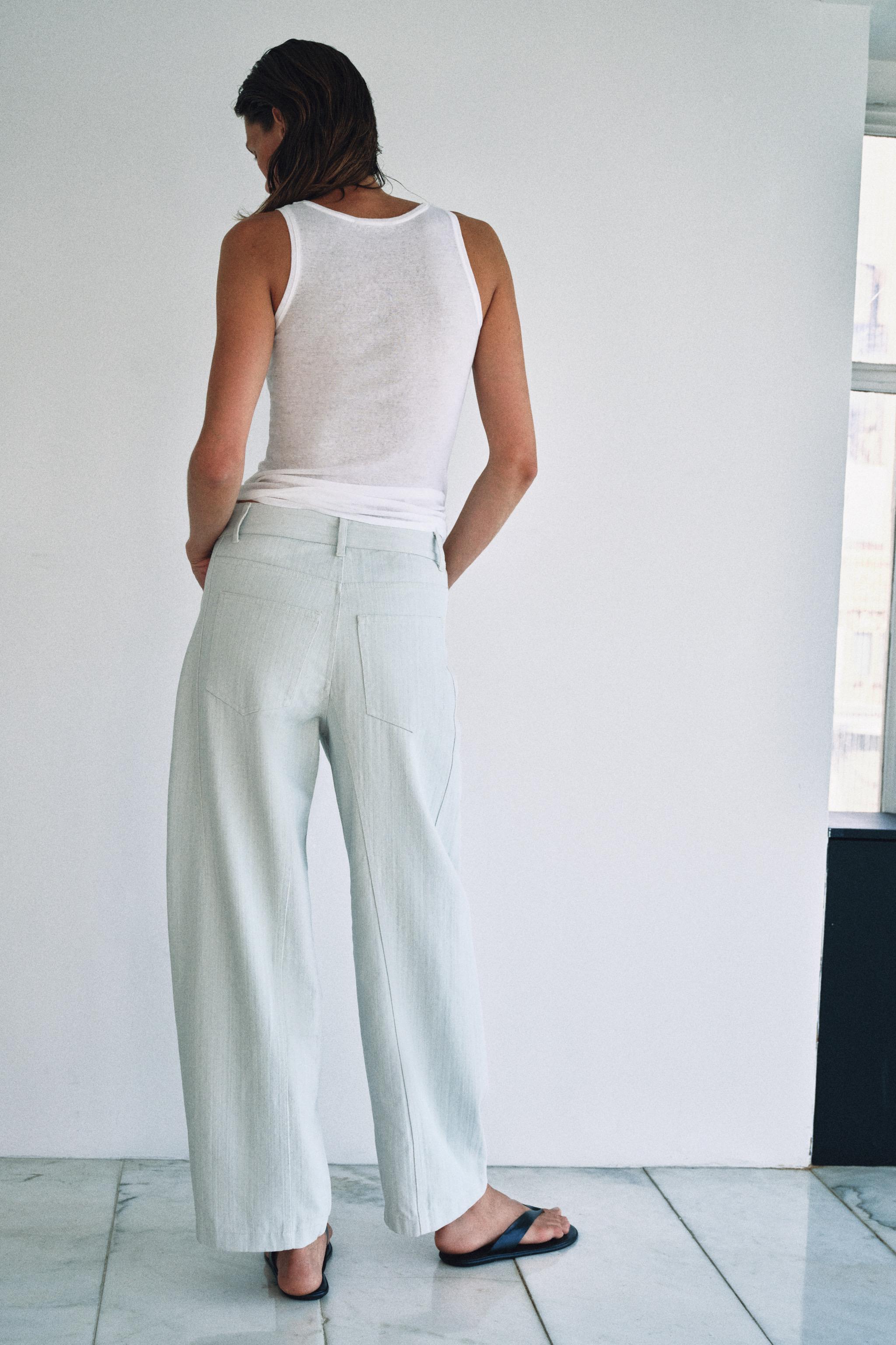 Zara ZW COLLECTION BALON PANTOLON görsel 3