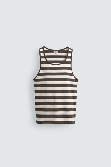 CAMISETA TANK RAYAS SAMUEL DE SABOIA X ZARA - rayas de Zara