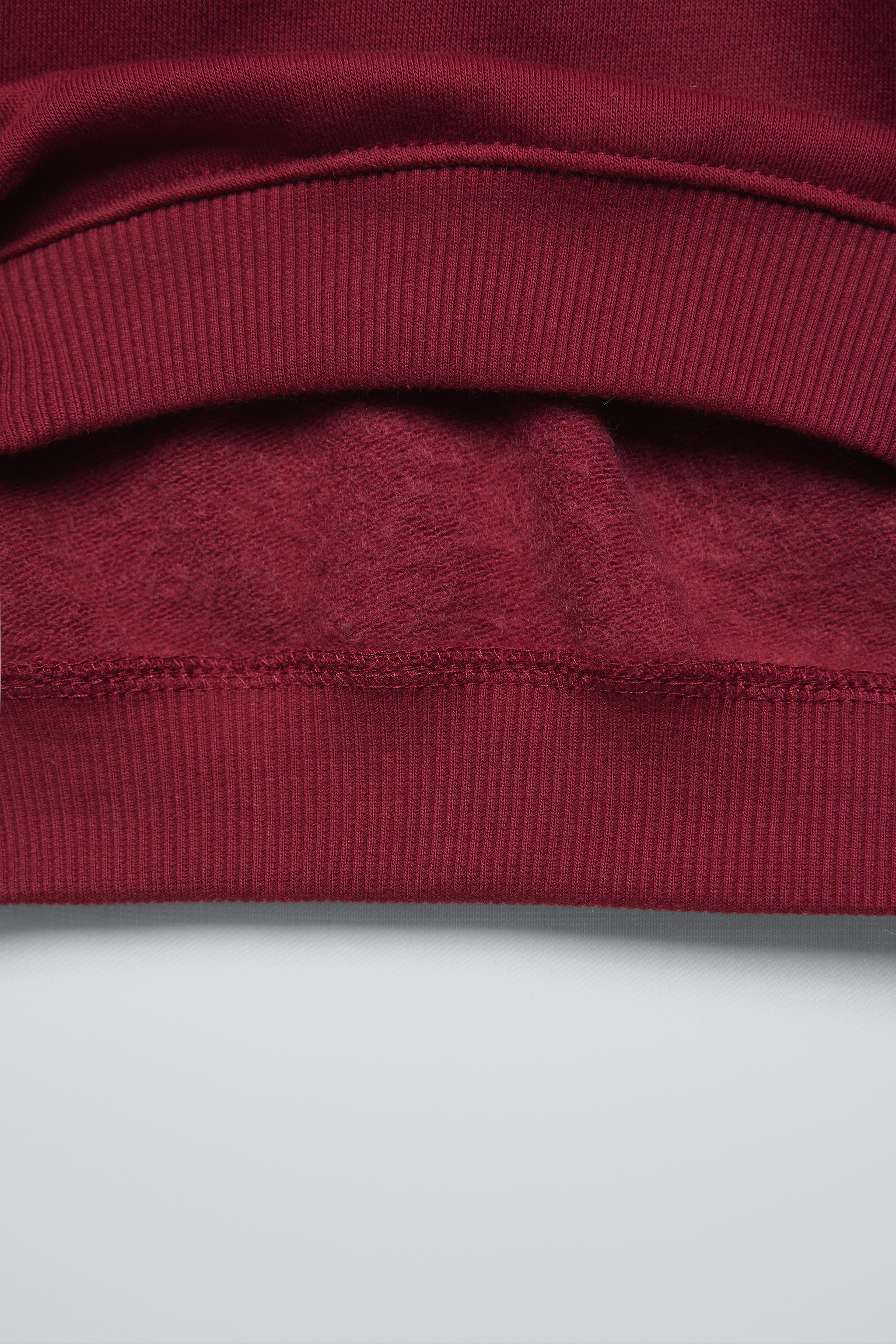 EMBROIDERED TEXT SWEATSHIRT - Black | ZARA United States
