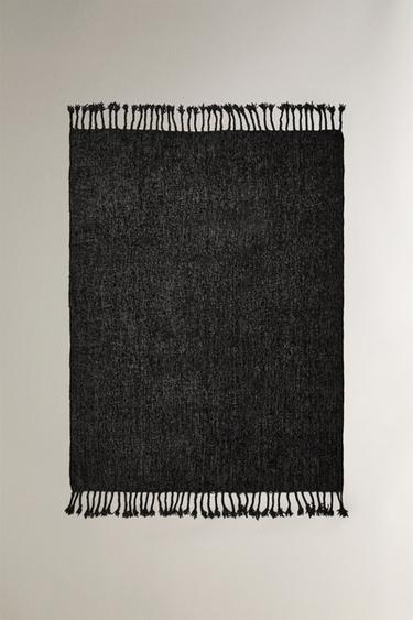 CHUNKY CHENILLE THROW - Anthracite grey by Zara