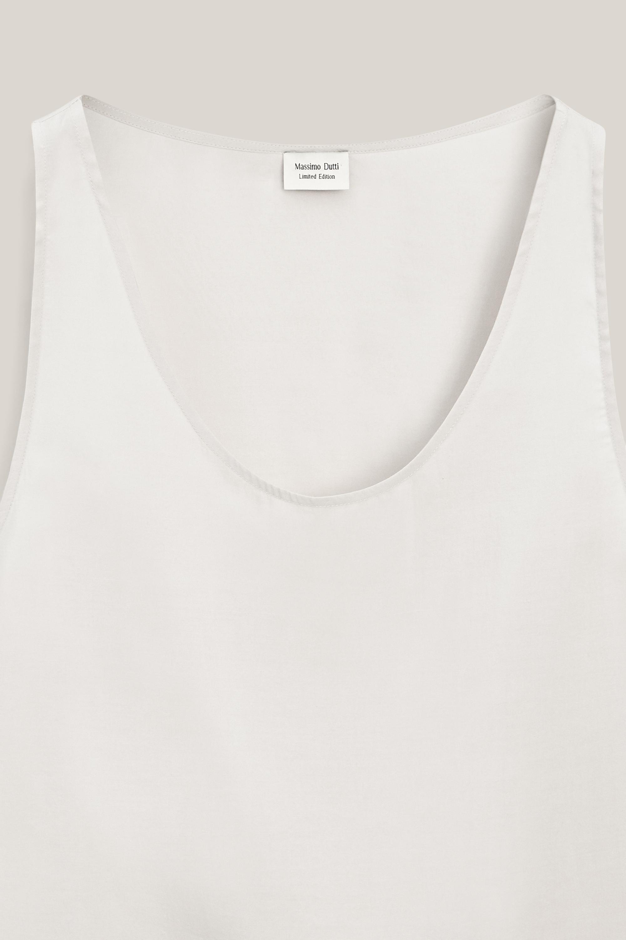 100% silk wide strap top - LIMITED EDITION