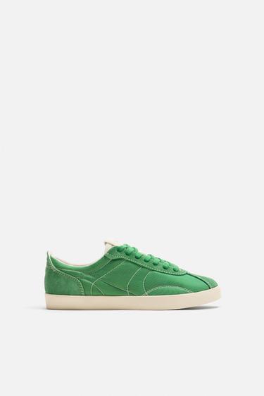PADDED TRAINERS - Green by Zara