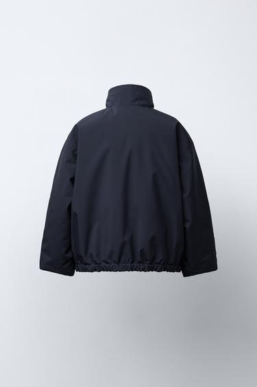 VESTE RÉVERSIBLE ET DÉPERLANTE À CARREAUX BENSIMON ® X ZARA - Bleu marine de Zara - Image 4