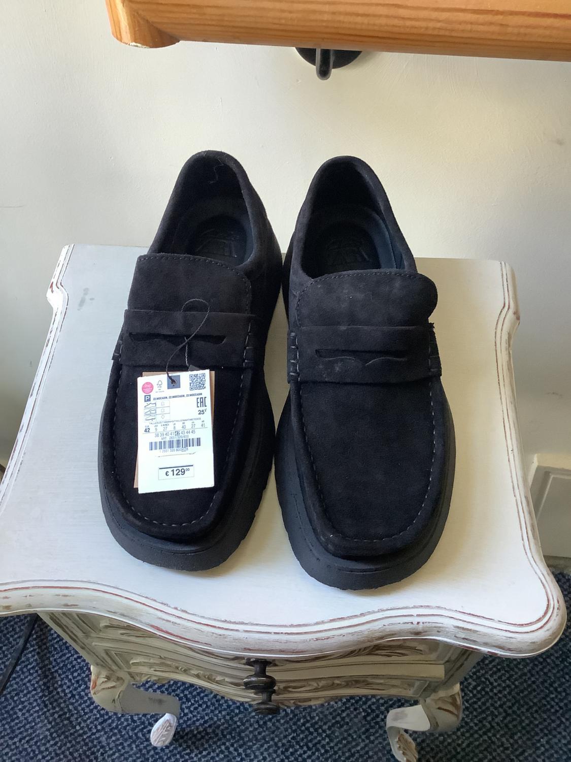 CLARKS® x ZARA LEATHER LOAFERS - Image 4