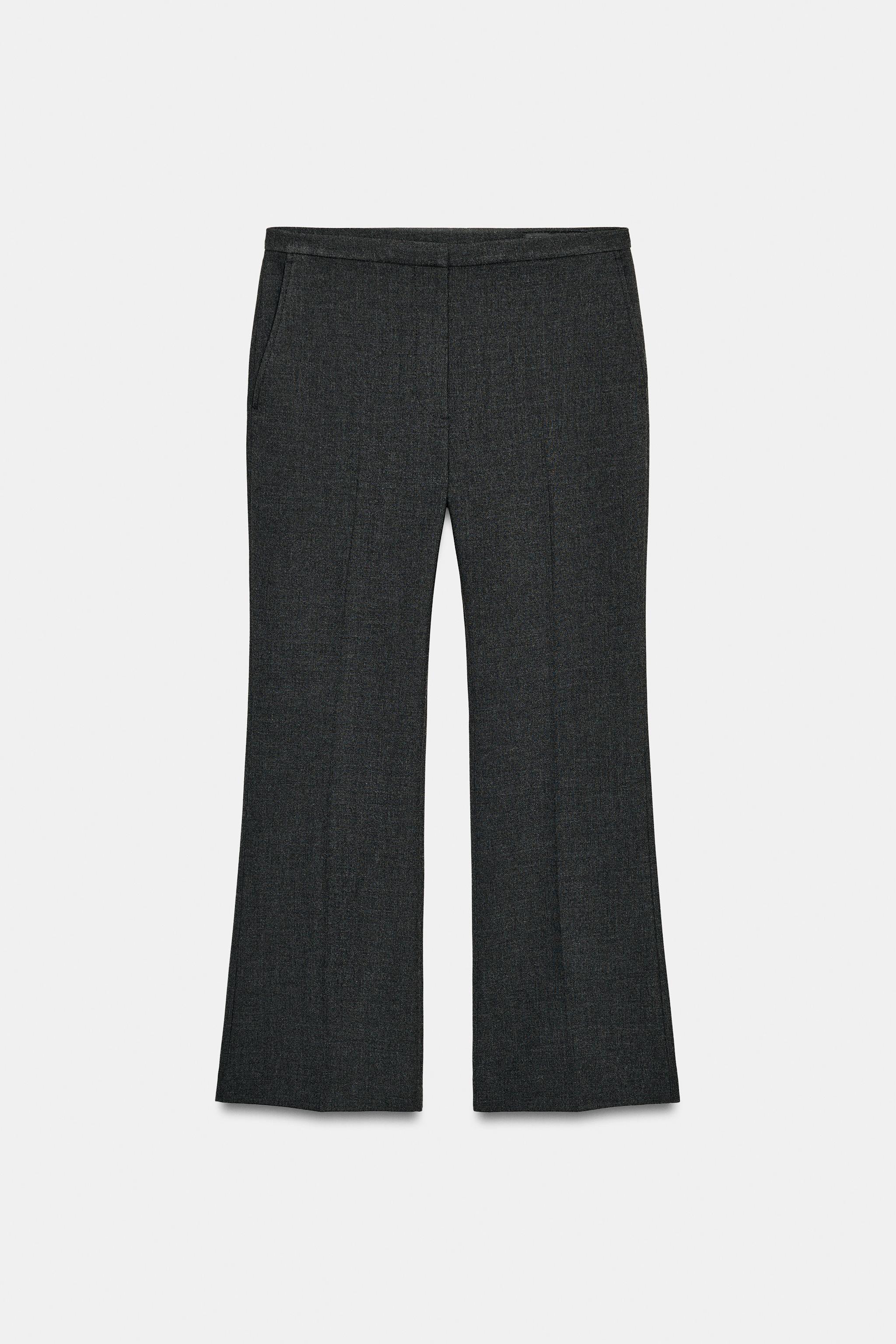 ZW COLLECTION CROPPED FLARE PANTS