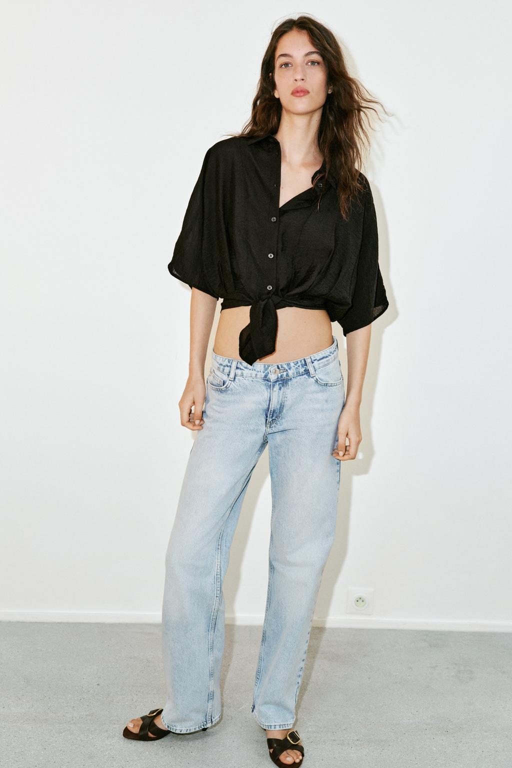 SHORT SLEEVE KNOT SHIRT
