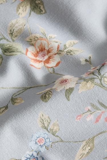 TABLECLOTH WITH SMALL FLORAL PRINT - Blue by Zara - Image 3
