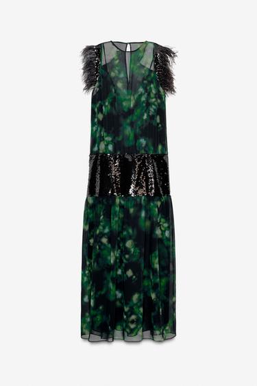 Zara LIMITED EDITION COMBINATION PRINTED DRESS - Printed