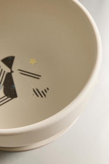 KIDS' RABBIT SILICONE BOWL - Multicoloured by Zara - Image 1