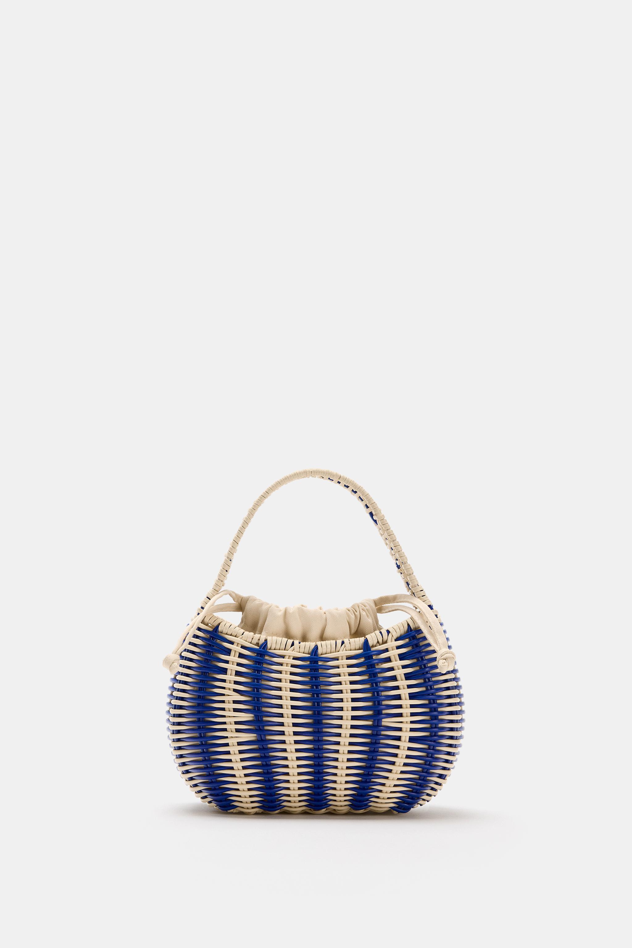 RIGID WOVEN HANDBAG