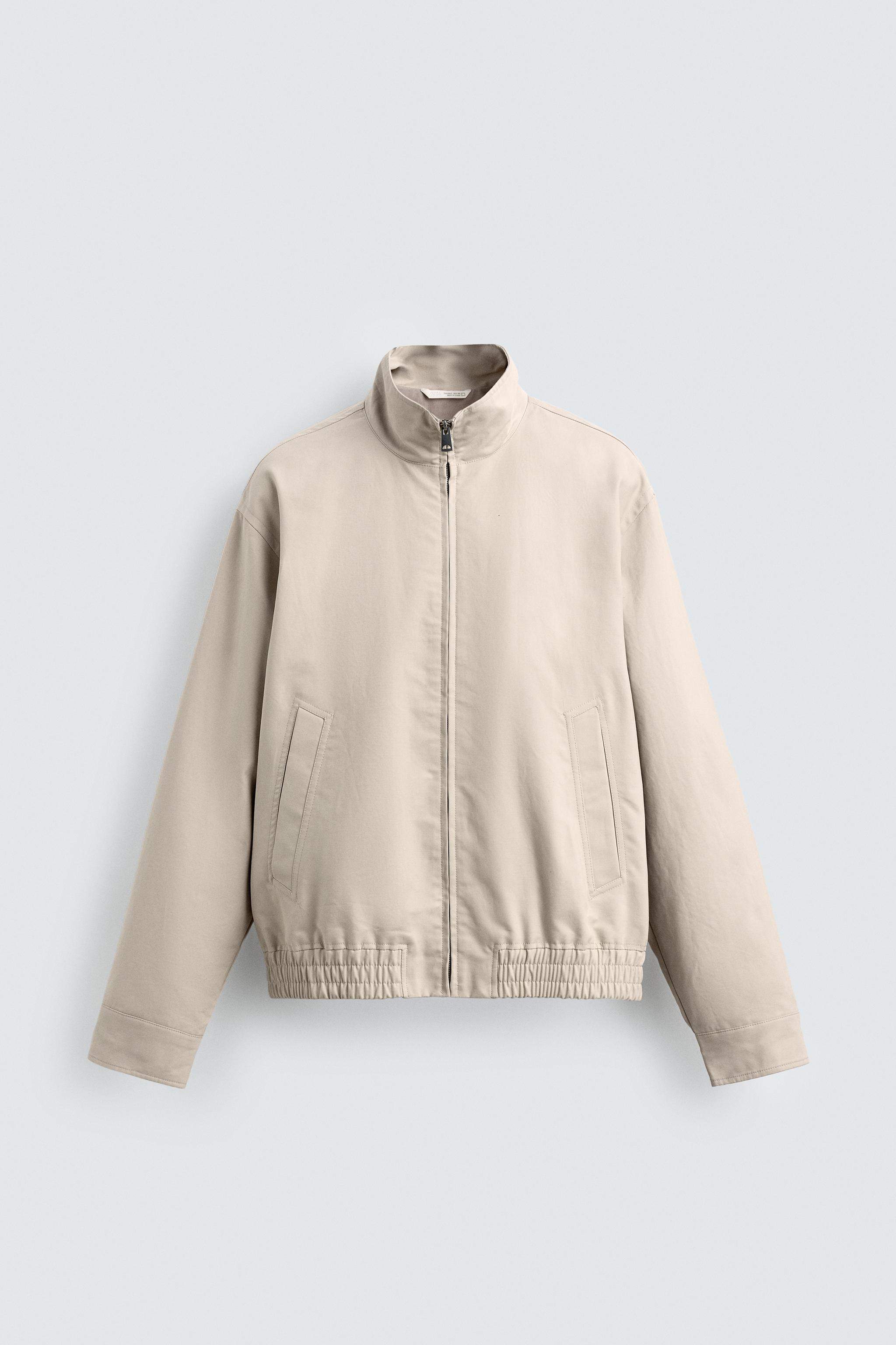 COTTON POCKET JACKET - Stone | ZARA India