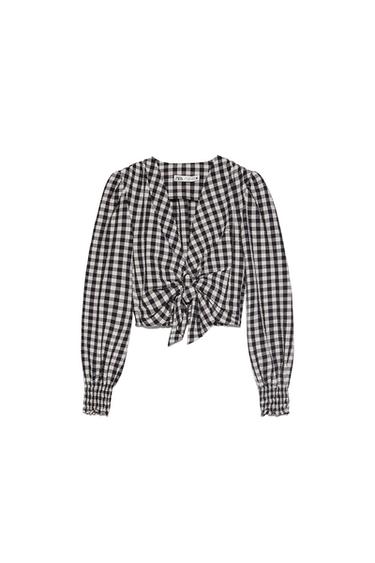 GINGHAM BLOUSE