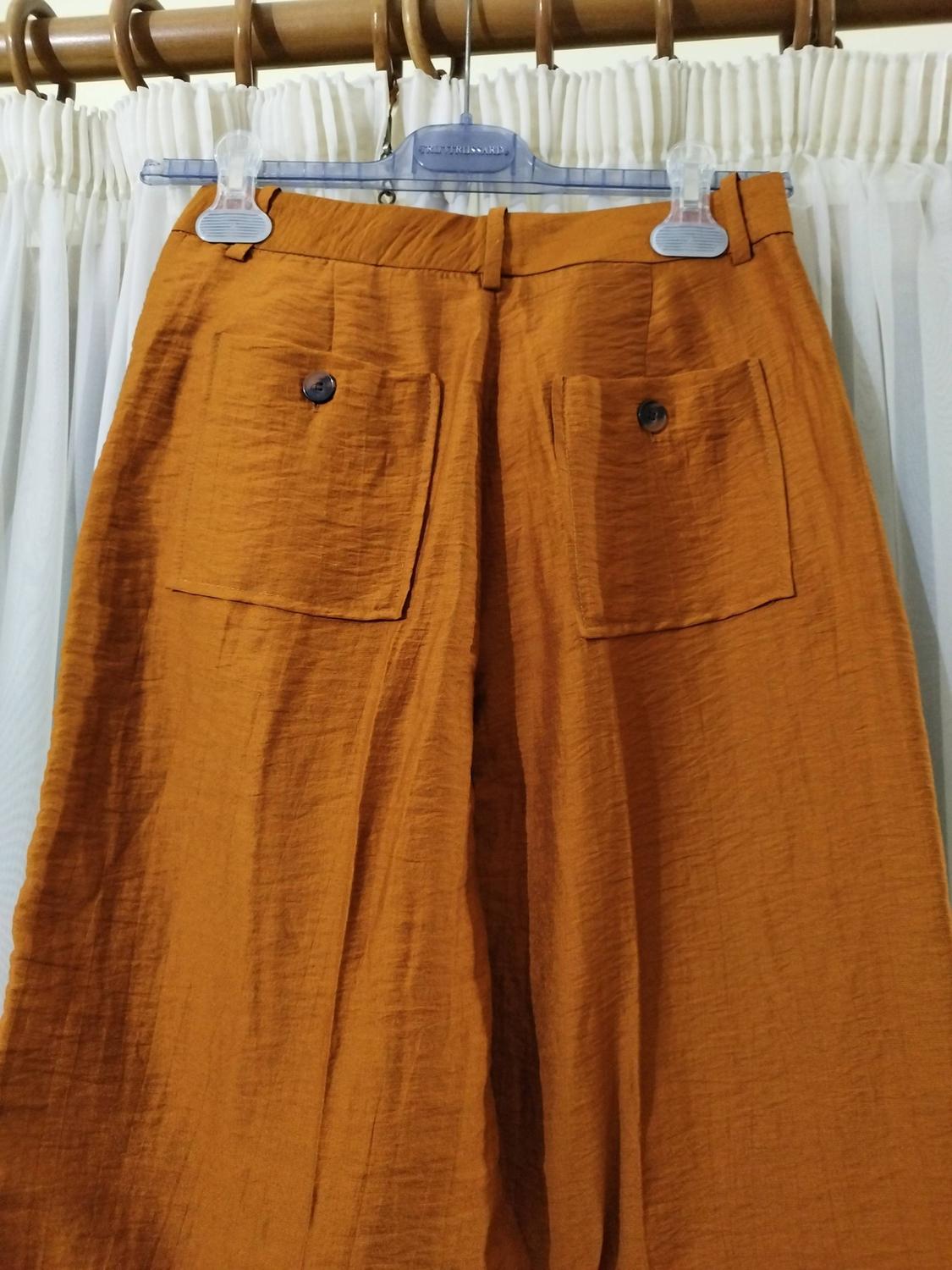 FLOWING LINEN BLEND TROUSERS WITH SIDE VENTS - Image 5
