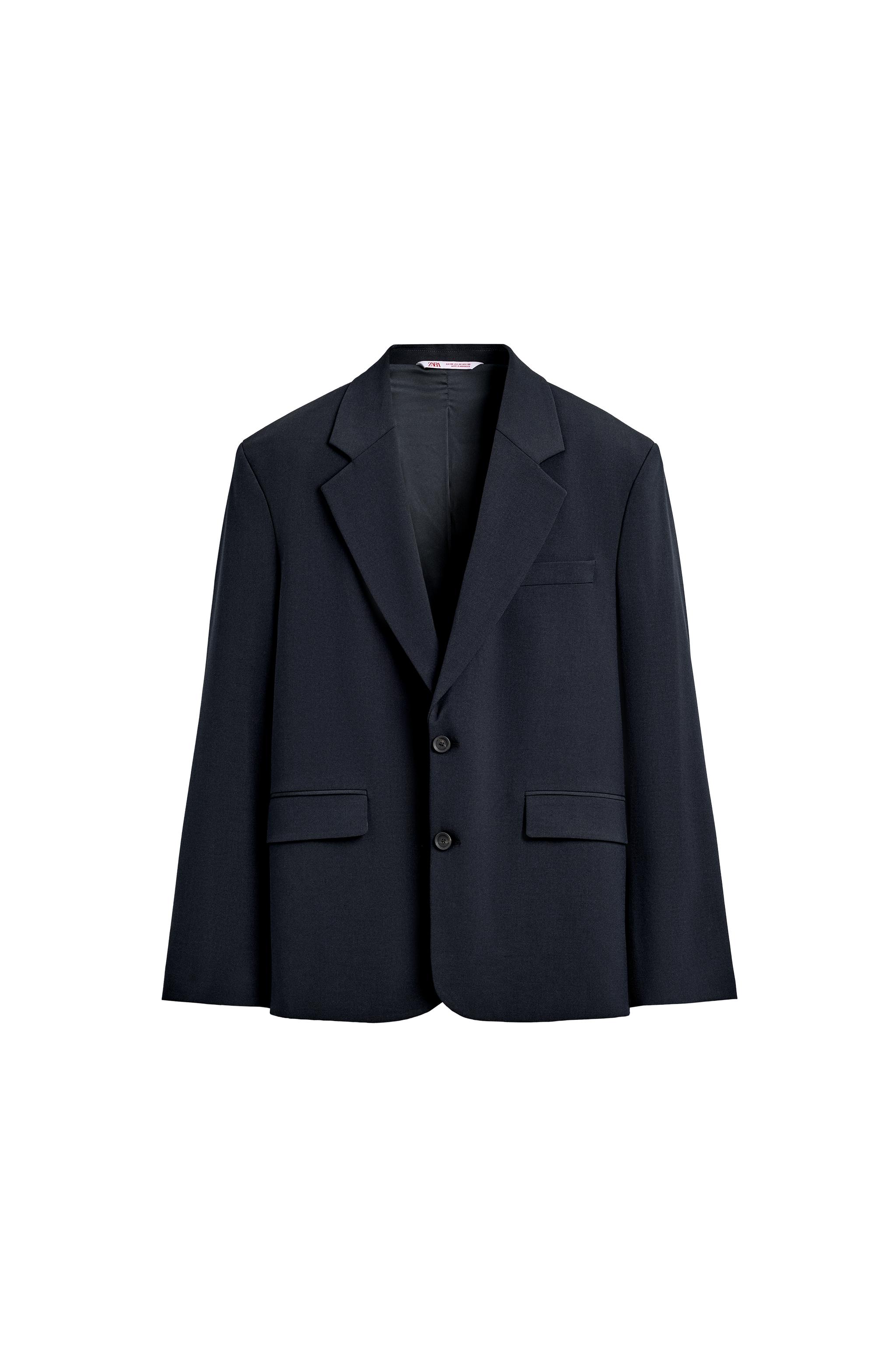 コンフォートスーツブレザー - ネイビーブルー | ZARA Japan / 日本