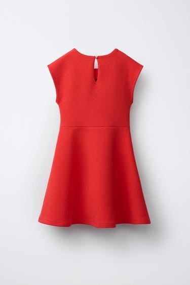 ROMA KNIT DRESS - Red by Zara - Image 1
