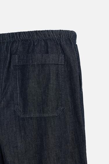 JEAN JOGGER COUPE DÉCONTRACTÉE - Indigo de Zara - Image 8